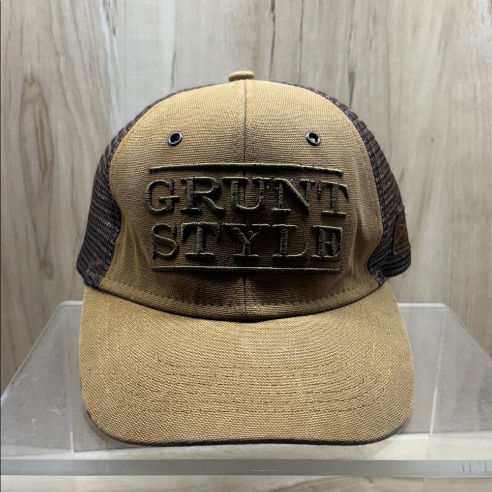 Grunt Style Khaki and Dark Brown Hat